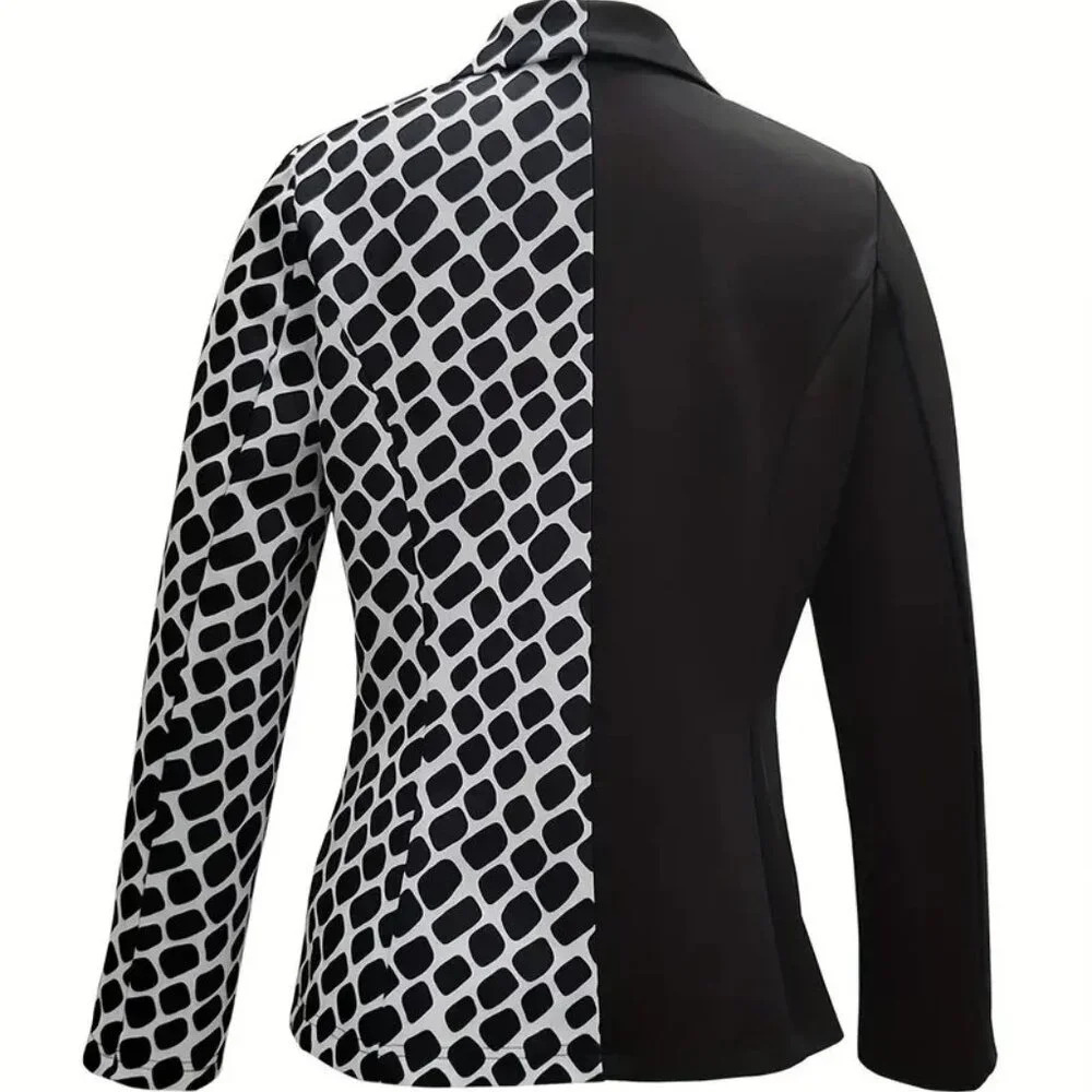 Elegant Double Breasted Lapel Blazer - Picture 3 of 3